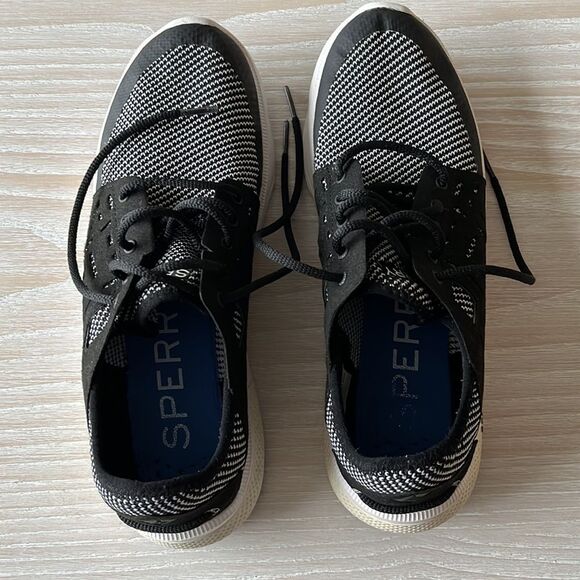 Sperry black athletic sneakers size 9.5 - Picture 6 of 12